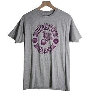 Ripple Junction Schrute Farms Beet Tee M Grey Graphic‎ T-Shirt The Office